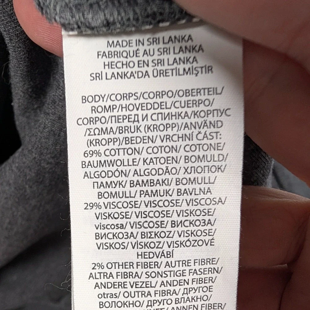 Polo Ralph Lauren Quarter Zip Pullover Mens M Gray Heather Viscose Blend Pony‎